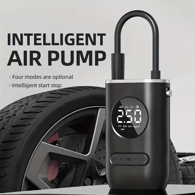 Portable Wireless Tire Inflator Air Compressor Pump Handheld Mini Self-Propelled Electric Tire Pump Air Pump